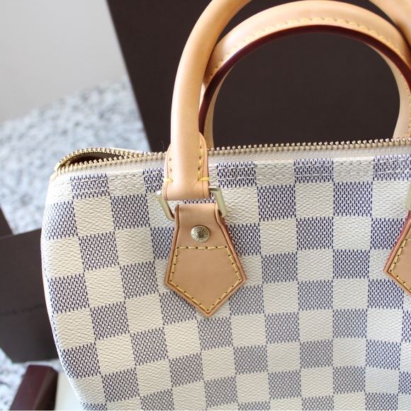 💕EUC SPEEDY 25💕 DAMIER AZUR SPEEDY 25 (original style) - Picture 4 of 13